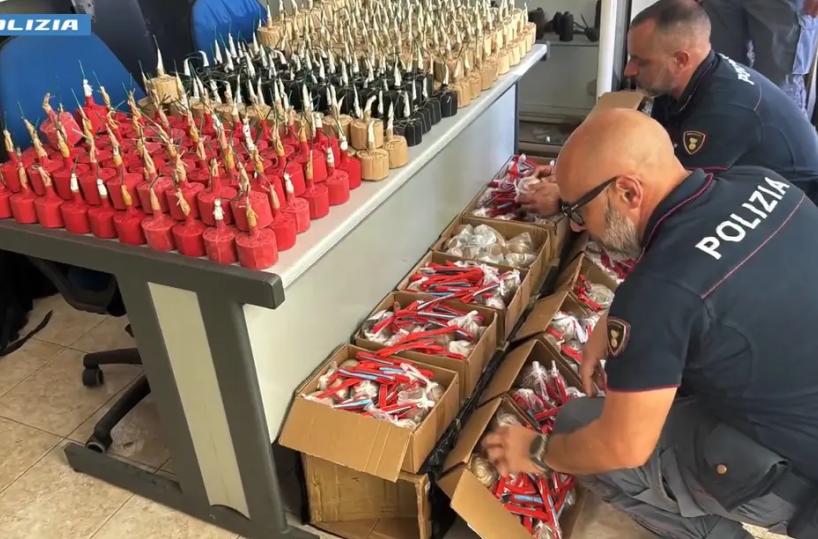 Sequestrati 1500 ordigni esplosivi spediti a Catania tramite corriere