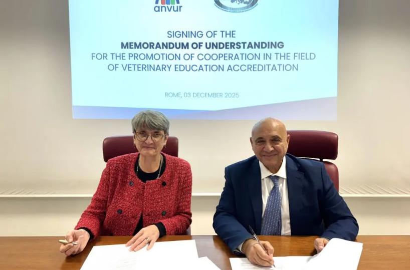 ANVUR-EAEVE: un’intesa per la valutazione della qualità in Medicina Veterinaria