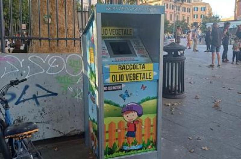 I municipio Roma, al via progetto sperimentale per raccolta oli vegetali esausti