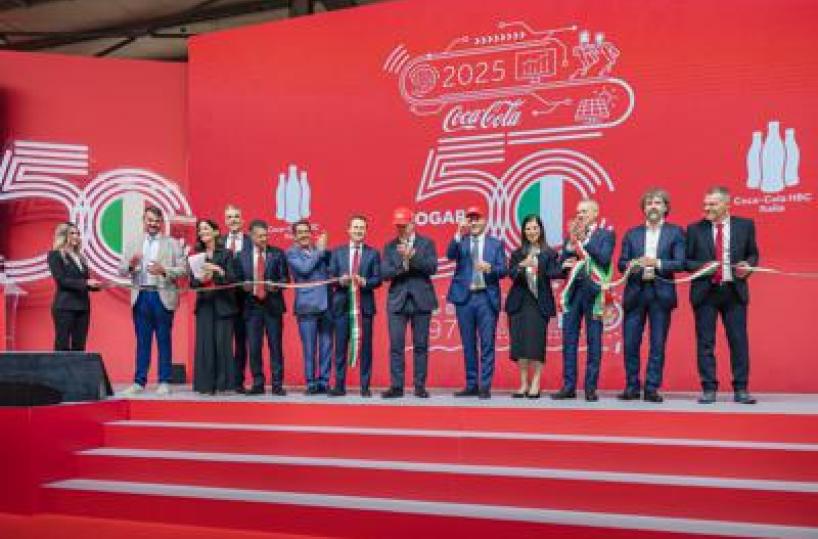 Coca-Cola Hbc Italia festeggia 50 anni di crescita e innovazione dello stabilimento di Nogara