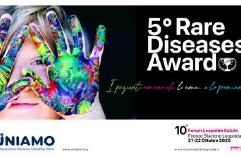 Rare Diseases Award 2025, al via candidature premio promosso da Uniamo