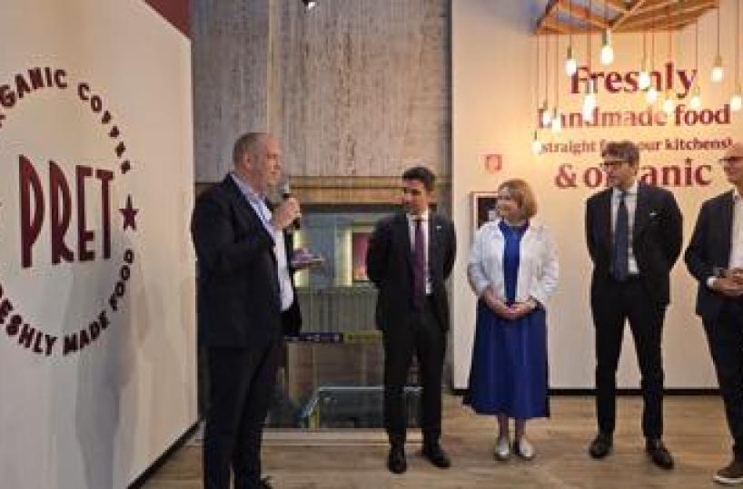 Pret A Manger sbarca a Milano Centrale, prima assoluta in una stazione italiana