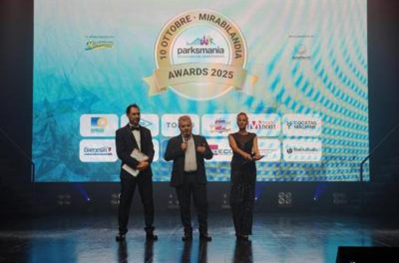 Parksmania Awards 2025, grande successo a Mirabilandia per la 24ª edizione degli 'Oscar dei parchi'