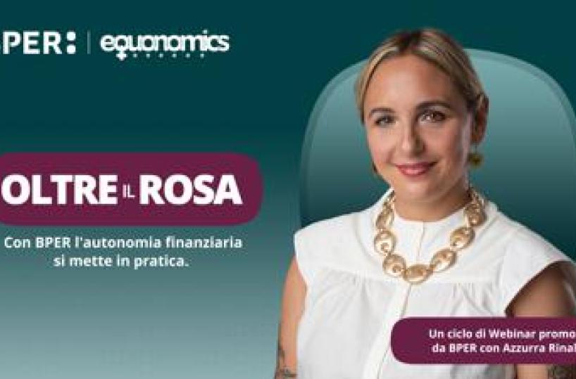 Finanza, Bper: ripartono webinar su educazione 'Oltre il Rosa'