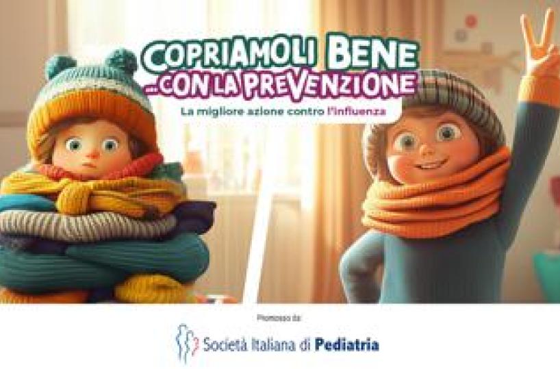 Influenza, ogni anno colpisce 1 bimbo su 4, campagna dei pediatri nelle scuole