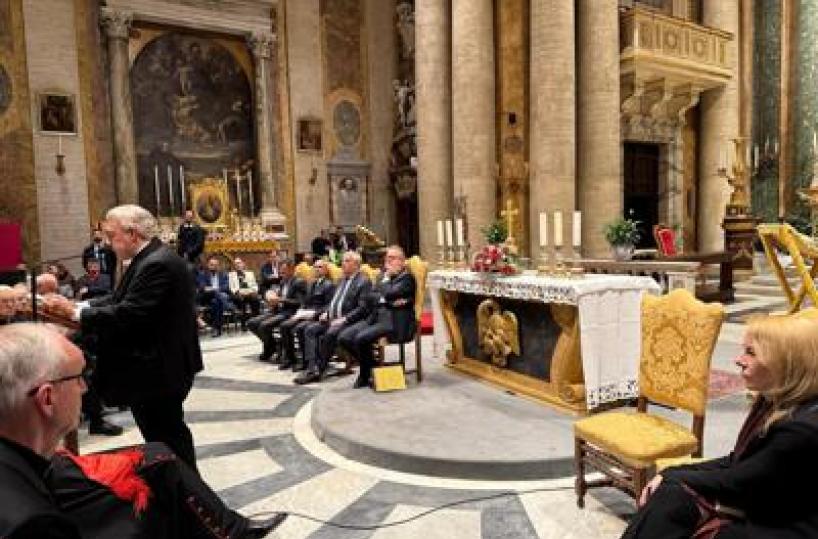 Tajani e Sirico intervengono al convegno 'La dottrina sociale della Chiesa al centro della vita di oggi'