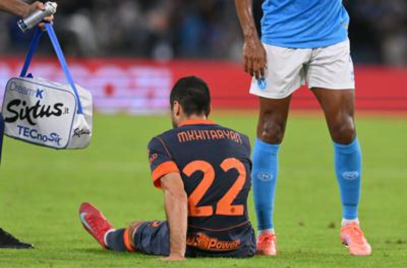 Inter, infortunio per Mkhitaryan