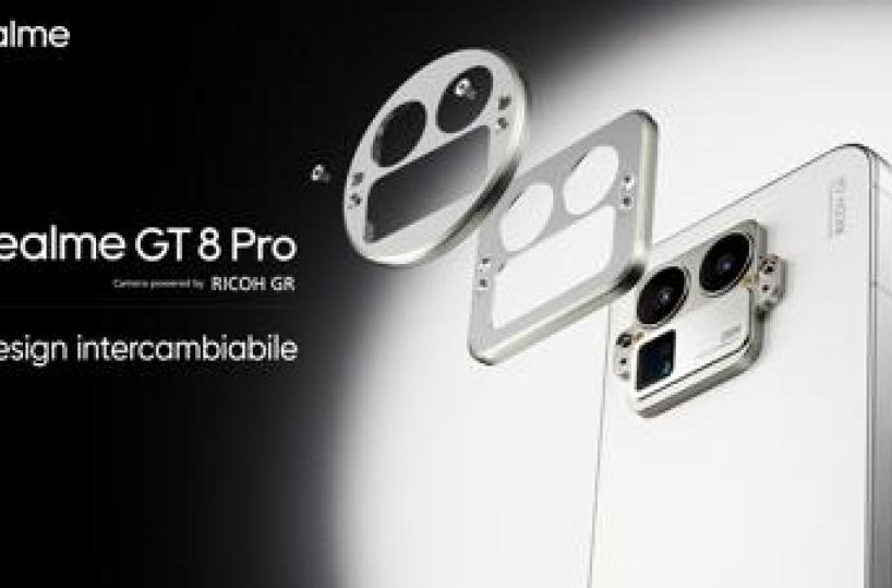realme GT 8 Pro il primo smartphone con modulo fotocamera intercambiabile