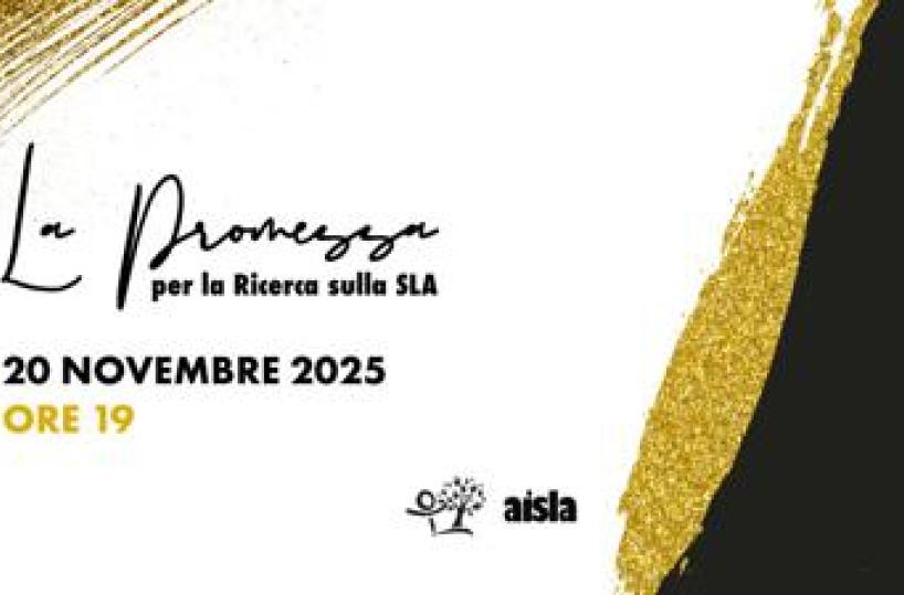'La Promessa' 2025 di Aisla, appuntamento con la solidarietà giovedì 20 novembre