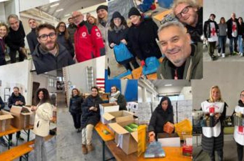 Farmaceutica, dipendenti BeOne Medicines con la Cri per aiutare le persone in povertà