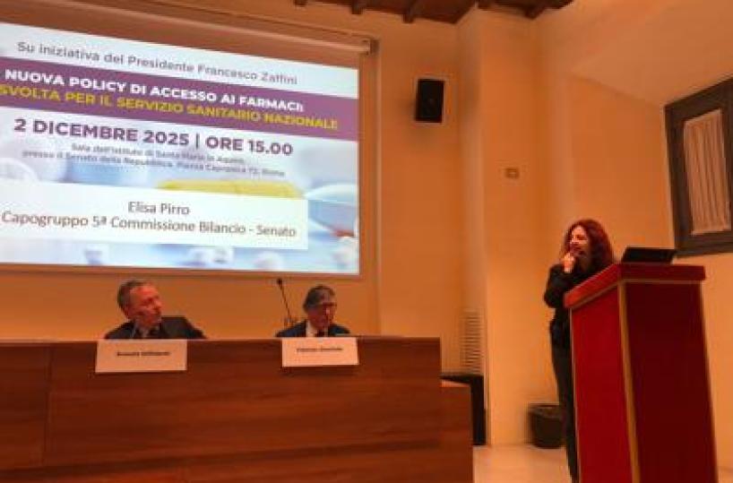 Accesso precoce a nuovi farmaci, al Senato tavolo di lavoro per un nuovo modello