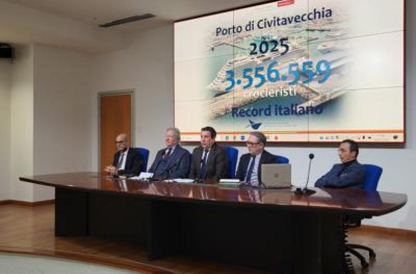 Crociere, Civitavecchia segna record in Italia: oltre 3,5 milioni di passeggeri nel 2025