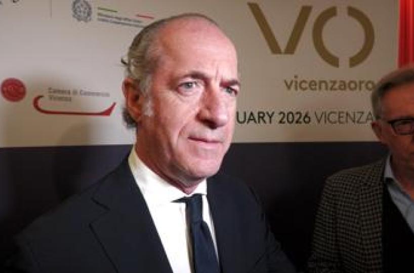 Vicenzaoro 2026, Zaia: "Comparto da oltre 10mld in Veneto"