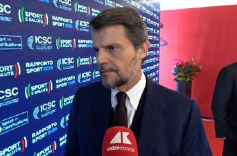 Mezzaroma: "Rapporto Sport 2025 fotografa Paese che lo riscopre come motore salute"