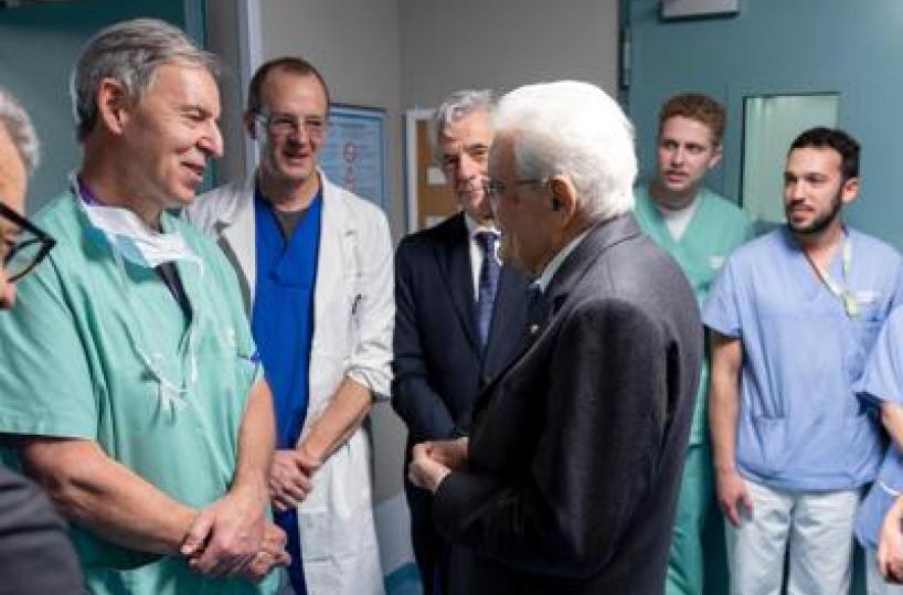 Crans-Montana, Mattarella al Niguarda in visita ai feriti