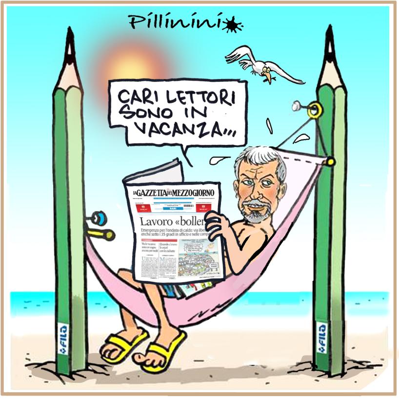 La vignetta del giorno va in vacanza