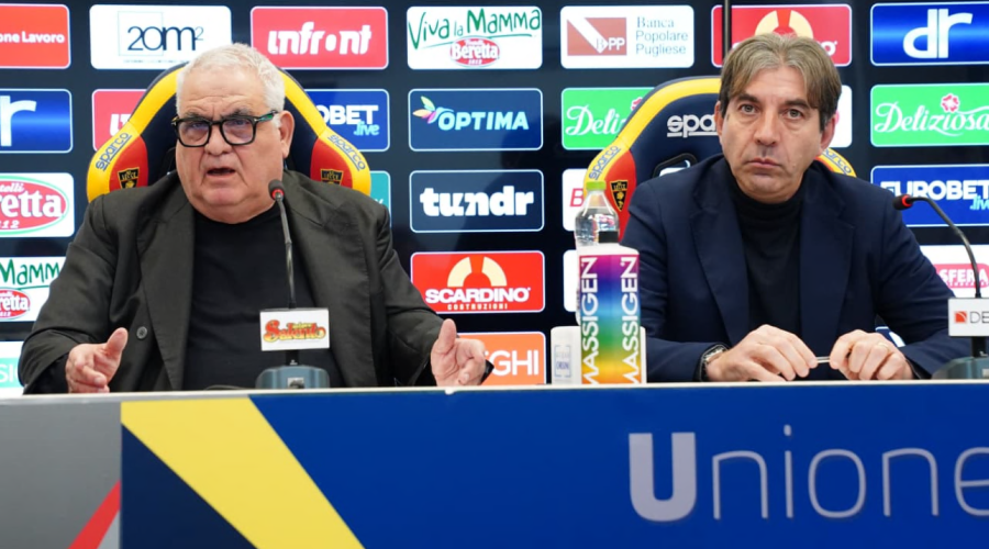 Lecce, in campo Corvino: &laquo;I conti si fanno alla fine&raquo;