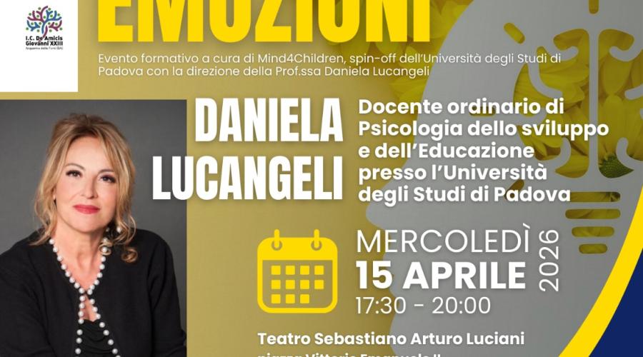 Acquaviva delle Fonti, lectio magistralis su mente ed emozioni con Daniela Lucangeli