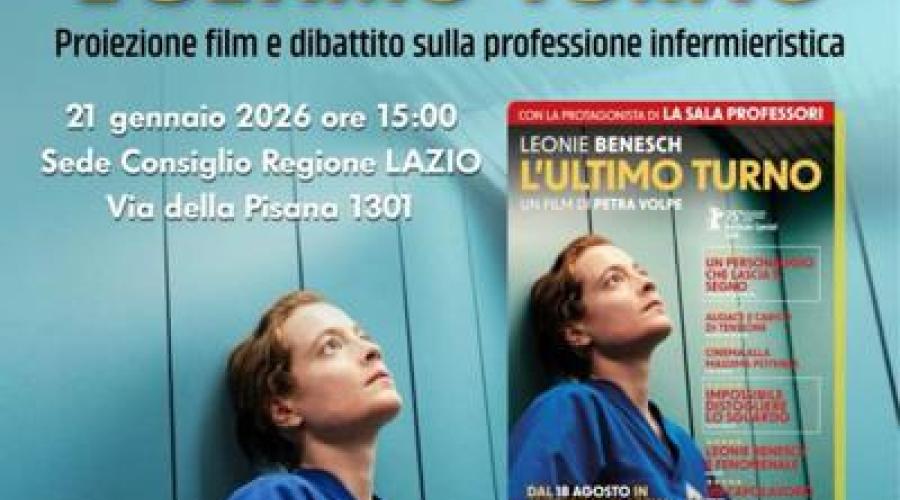 'L'ultimo turno', in Consiglio regionale Lazio film racconta lavoro infermieri