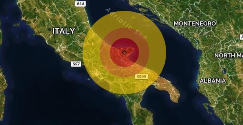 Terremoto, scossa di magnitudo 2.8 in provincia di Foggia