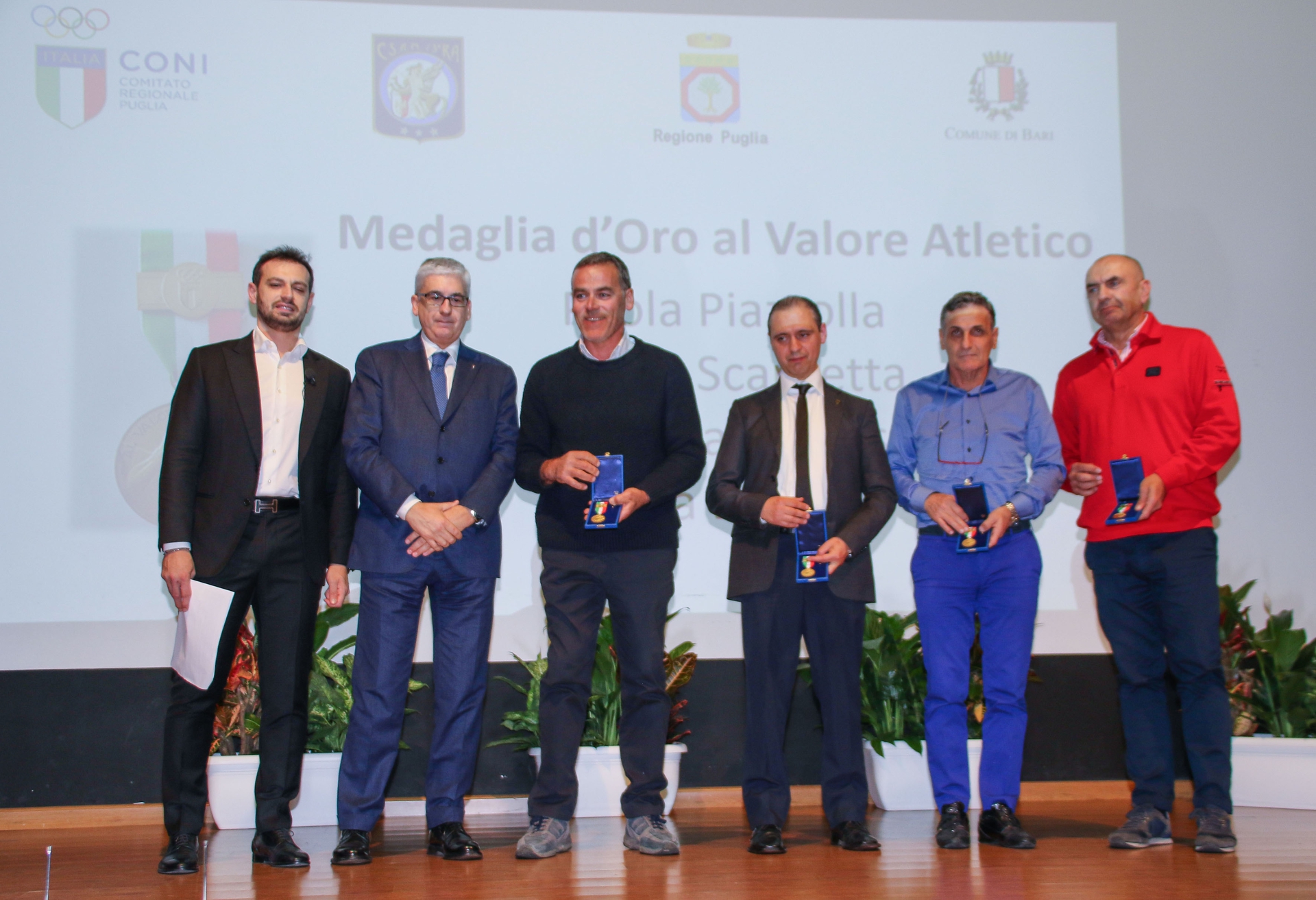 Le Medaglie d'oro al valore atletico