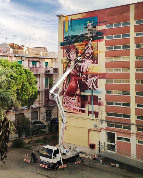 Il murales alto 16 metri