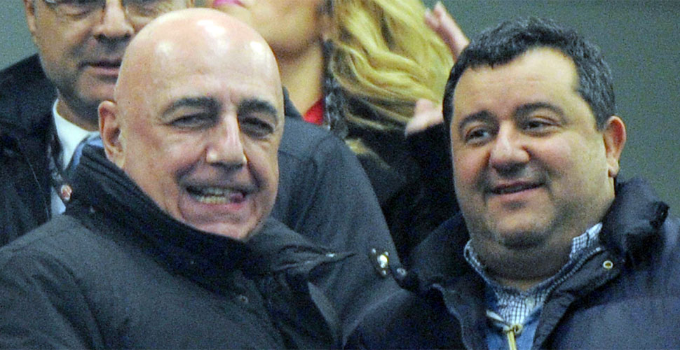 Adriano Galliani e Mino Raiola