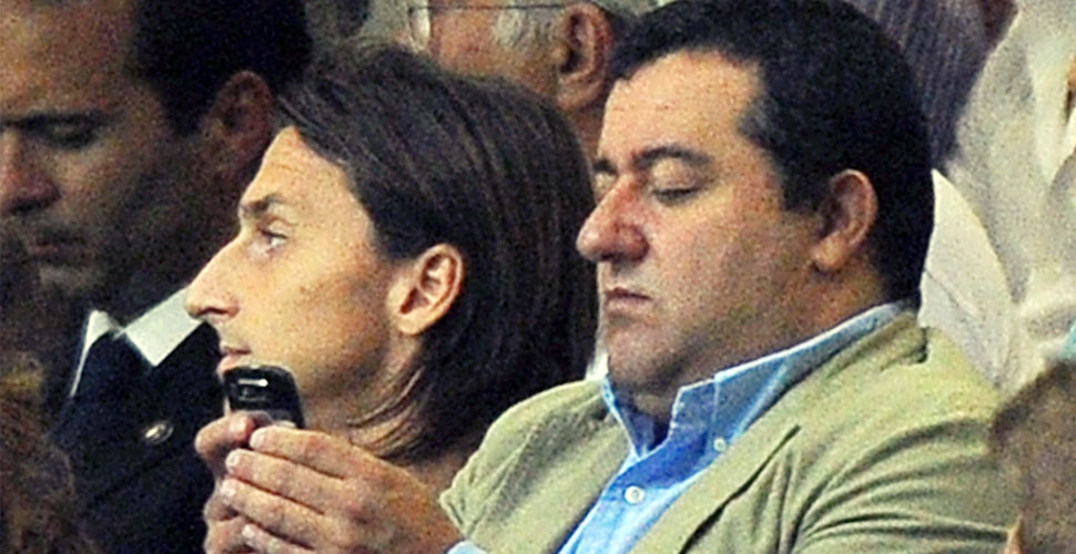 Zlatan Ibrahimovic e Mino Raiola