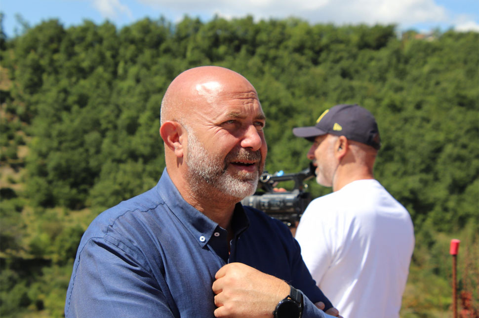 Il sindaco di Amatrice Giorgio Cortellesi