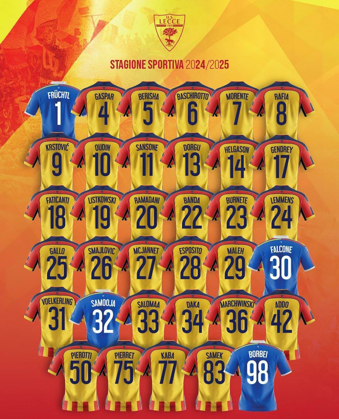 Foto Instagram US Lecce